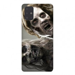 Coque pour Samsung Galaxy A51 Zombie blanc