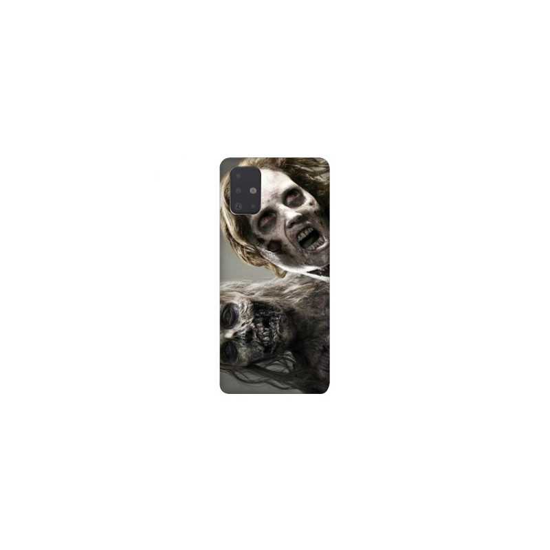 Coque pour Samsung Galaxy A51 Zombie blanc
