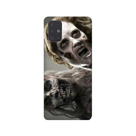 Coque pour Samsung Galaxy A51 Zombie blanc