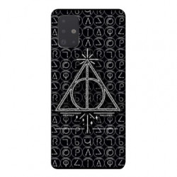 Coque pour Samsung Galaxy A51 WB License harry potter pattern triangle noir