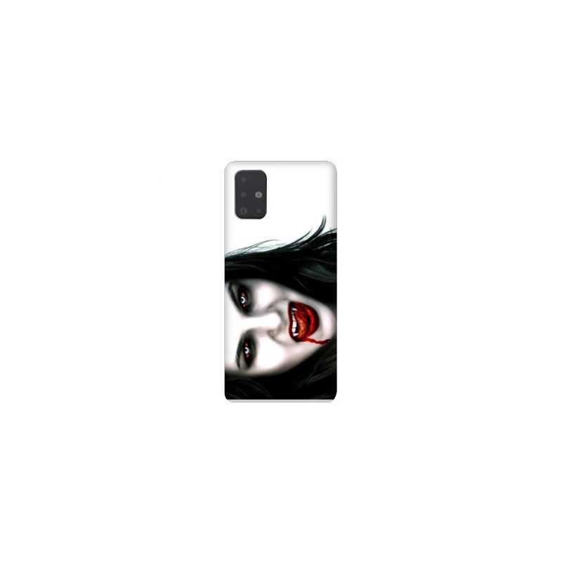 Coque pour Samsung Galaxy A51 Vampire blanc