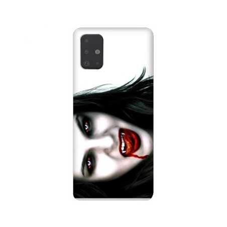 Coque pour Samsung Galaxy A51 Vampire blanc