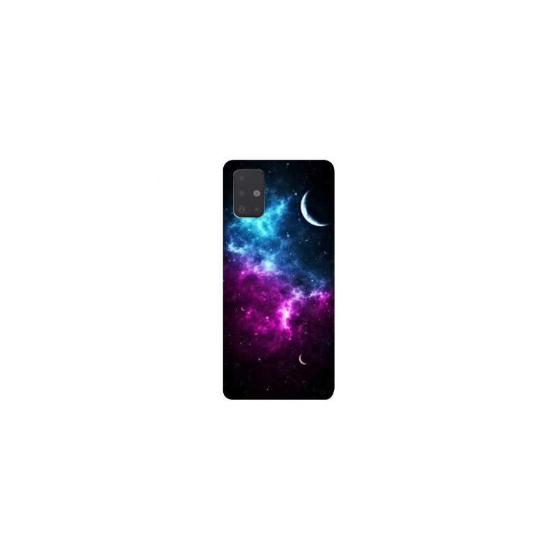 Coque pour Samsung Galaxy A51 Univers Bleu violet