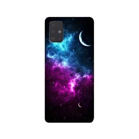 Coque pour Samsung Galaxy A51 Univers Bleu violet