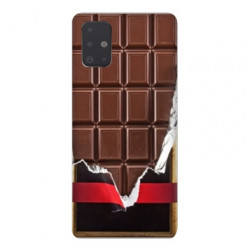 Coque pour Samsung Galaxy A51 Trompe œil chocolat