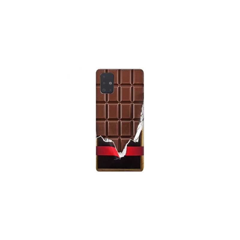 Coque pour Samsung Galaxy A51 Trompe œil chocolat