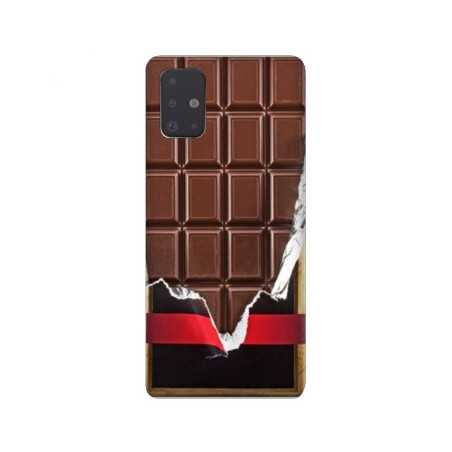 Coque pour Samsung Galaxy A51 Trompe œil chocolat