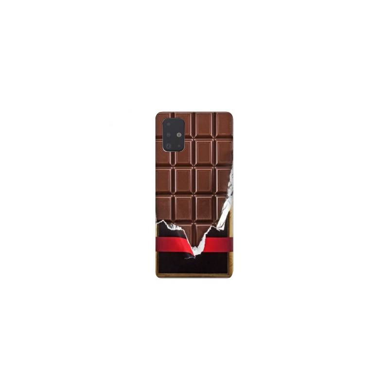Coque pour Samsung Galaxy A51 Trompe œil chocolat
