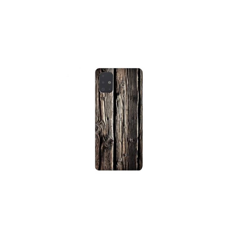 Coque pour Samsung Galaxy A51 Texture bois