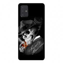 Coque pour Samsung Galaxy A51 tete de mort family business