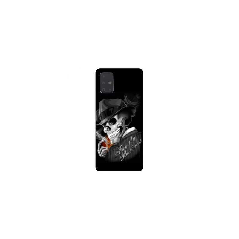 Coque pour Samsung Galaxy A51 tete de mort family business