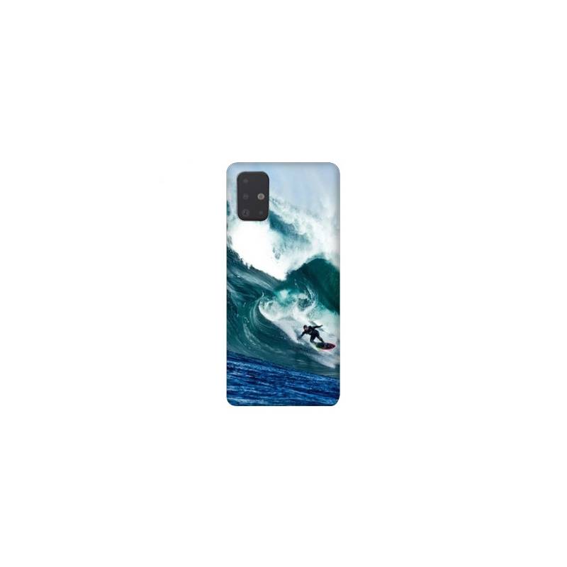 Coque pour Samsung Galaxy A51 Surf vague