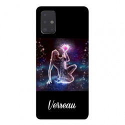 Coque pour Samsung Galaxy A51 signe zodiaque 2 Verseau