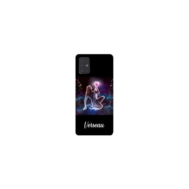 Coque pour Samsung Galaxy A51 signe zodiaque 2 Verseau
