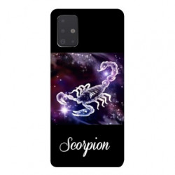 Coque pour Samsung Galaxy A51 signe zodiaque 2 Scorpion