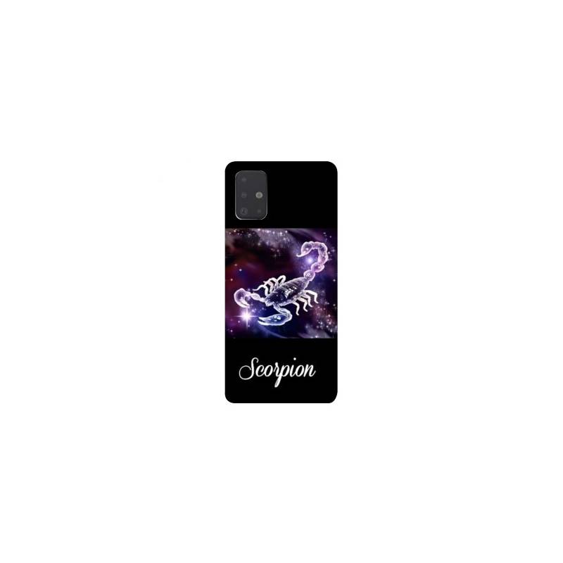 Coque pour Samsung Galaxy A51 signe zodiaque 2 Scorpion
