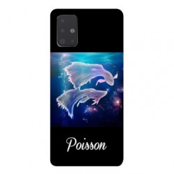 Coque pour Samsung Galaxy A51 signe zodiaque 2 Poisson