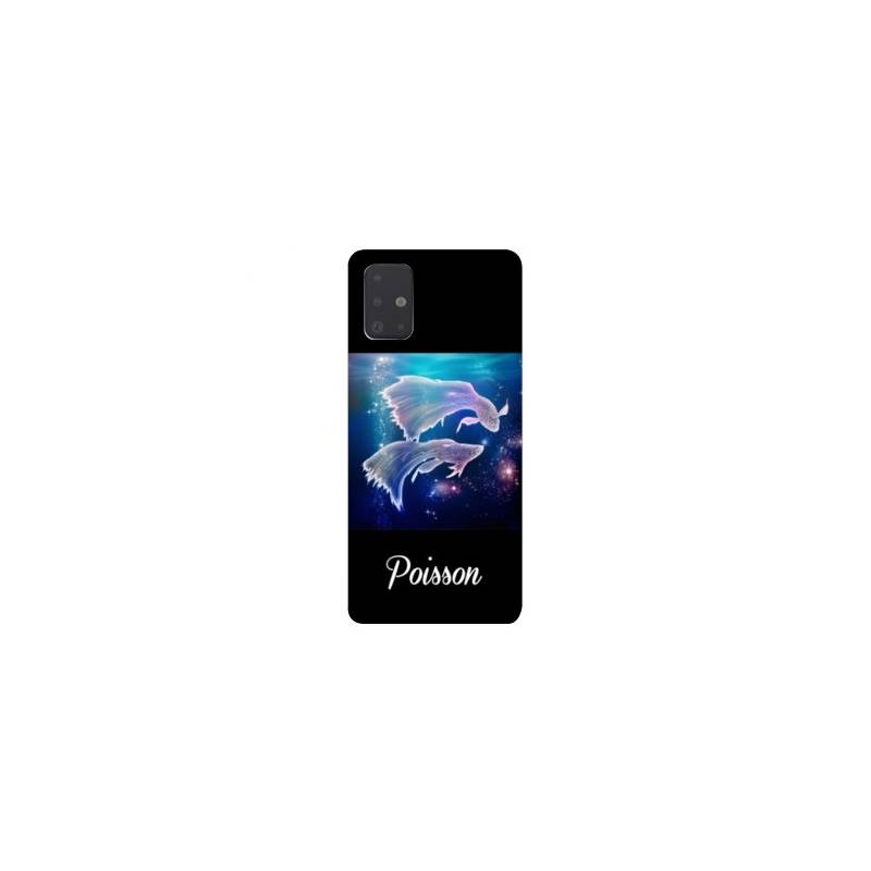 Coque pour Samsung Galaxy A51 signe zodiaque 2 Poisson