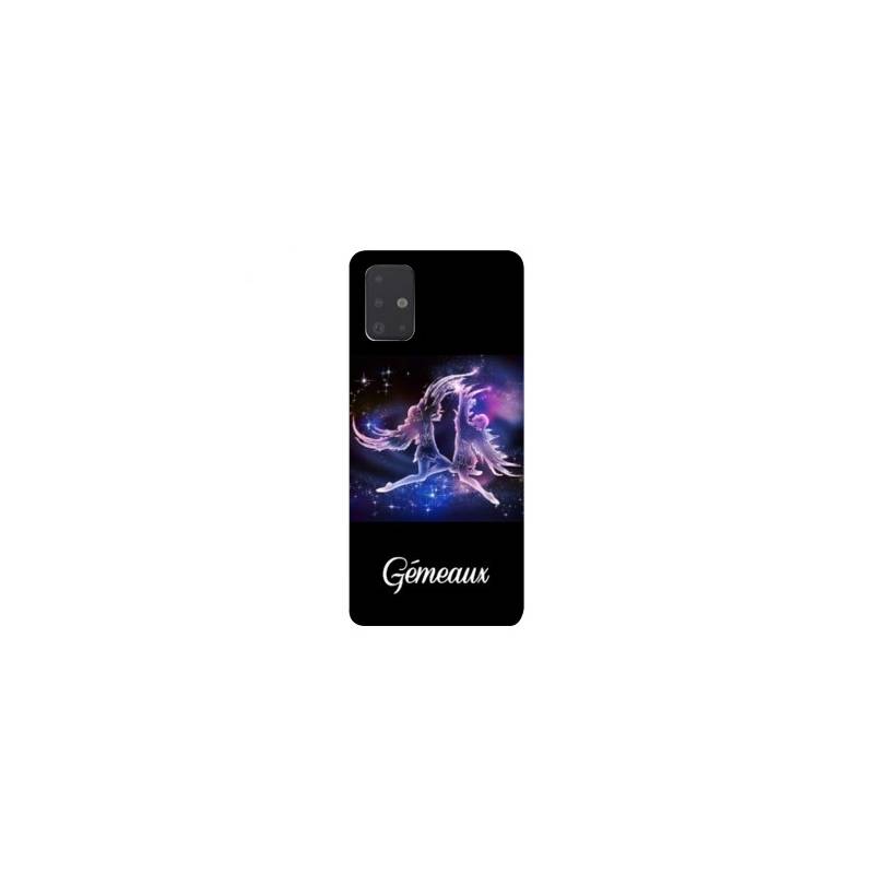 Coque pour Samsung Galaxy A51 signe zodiaque 2 Gémeaux