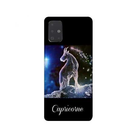 Coque pour Samsung Galaxy A51 signe zodiaque 2 Capricorne