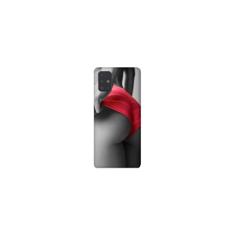 Coque pour Samsung Galaxy A51 Sexy tanga rouge