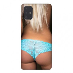 Coque pour Samsung Galaxy A51 Sexy tanga bleu