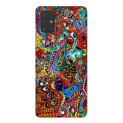 Coque pour Samsung Galaxy A51 Psychedelic Yeux