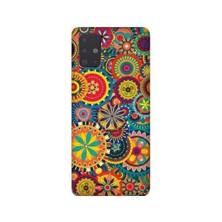 Coque pour Samsung Galaxy A51 Psychedelic Roue