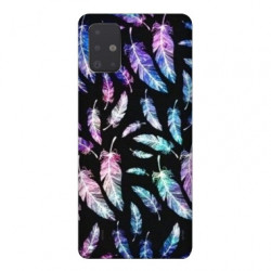 Coque pour Samsung Galaxy A51 Psychedelic Plume