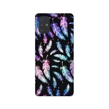 Coque pour Samsung Galaxy A51 Psychedelic Plume