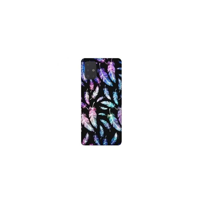 Coque pour Samsung Galaxy A51 Psychedelic Plume