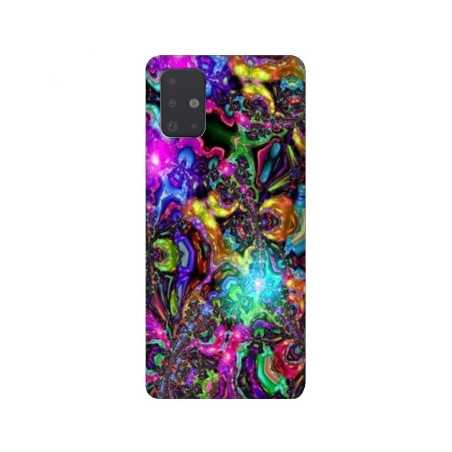 Coque pour Samsung Galaxy A51 Psychedelic colore