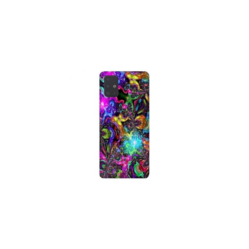 Coque pour Samsung Galaxy A51 Psychedelic colore