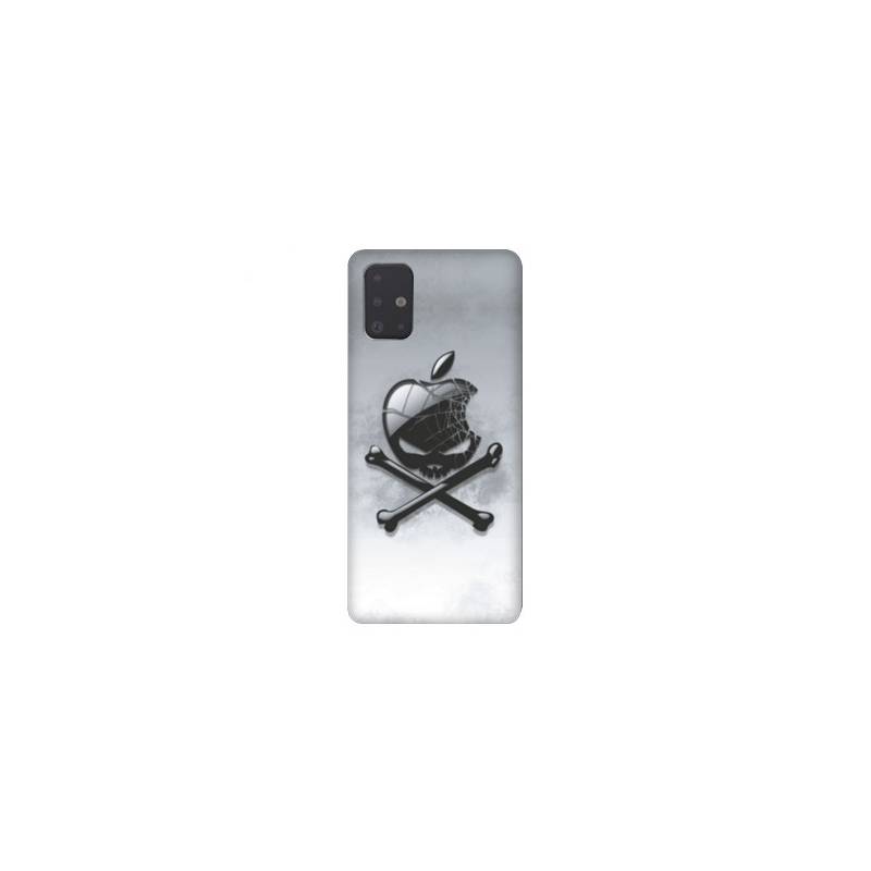 Coque pour Samsung Galaxy A51 Pomme Tete mort