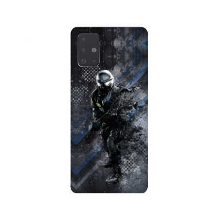Coque pour Samsung Galaxy A51 police swat