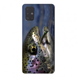 Coque pour Samsung Galaxy A51 peche truite