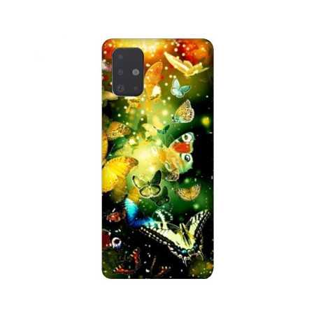 Coque pour Samsung Galaxy A51 papillons papillon jaune