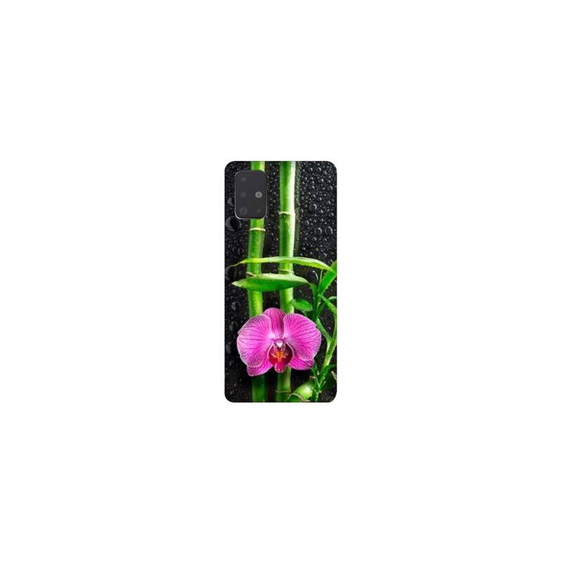 Coque pour Samsung Galaxy A51 orchidee bambou