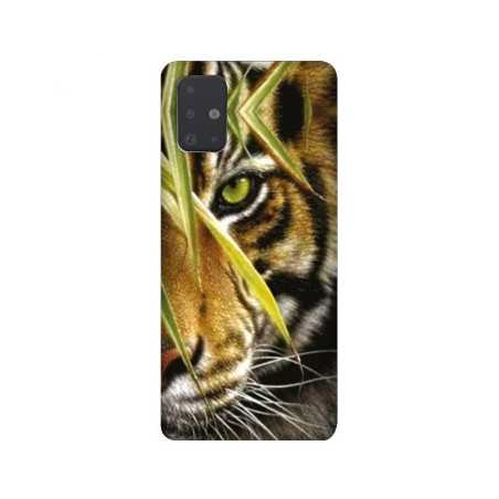 Coque pour Samsung Galaxy A51 œil tigre