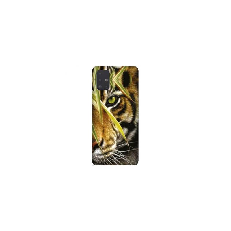 Coque pour Samsung Galaxy A51 œil tigre