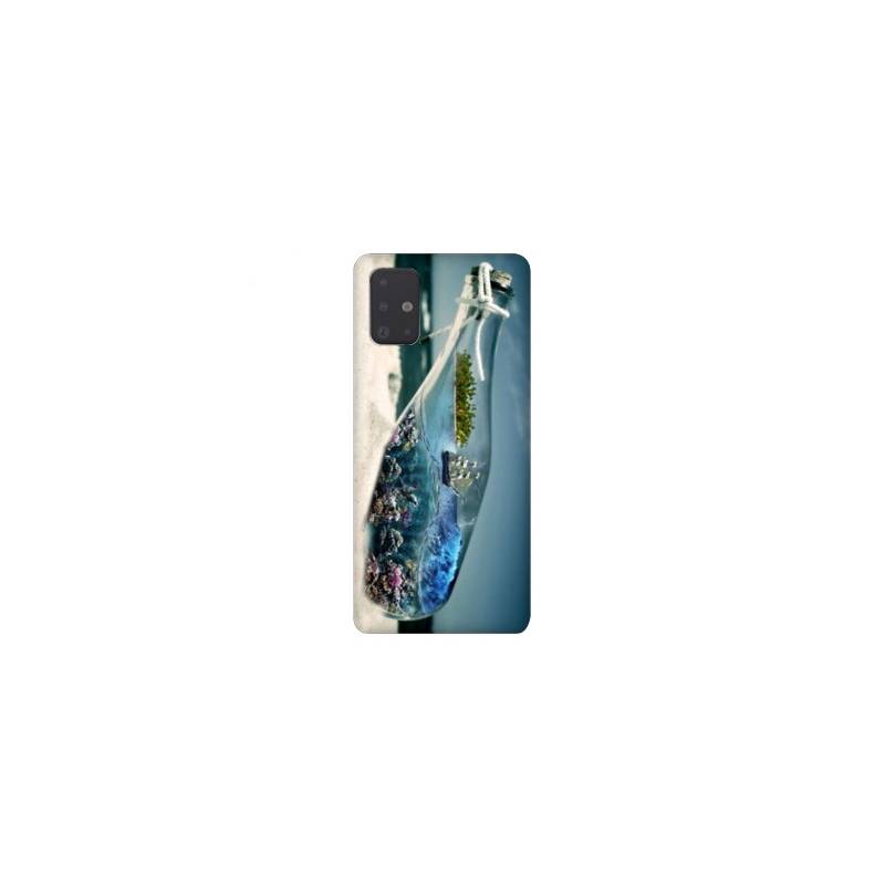 Coque pour Samsung Galaxy A51 Mer Bouteille