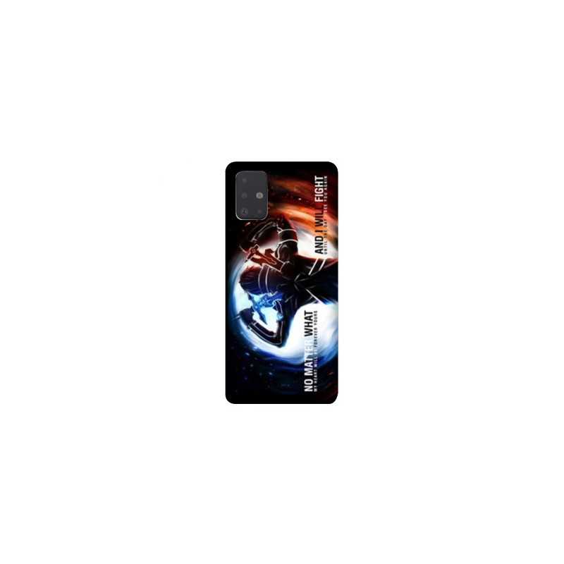 Coque pour Samsung Galaxy A51 Manga SAO sword Art Online Fight