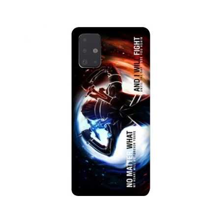 Coque pour Samsung Galaxy A51 Manga SAO sword Art Online Fight