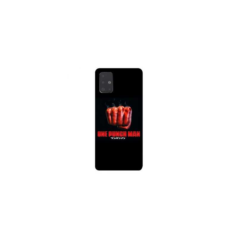 Coque pour Samsung Galaxy A51 Manga One Punch Man poing
