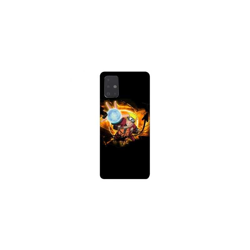 Coque pour Samsung Galaxy A51 Manga Naruto noir