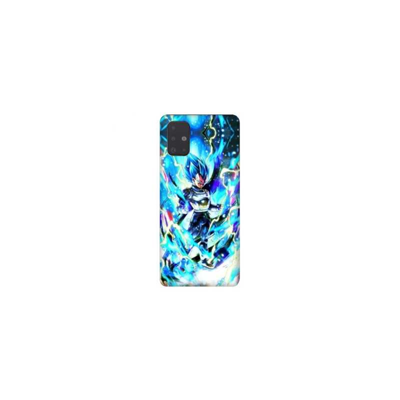Coque pour Samsung Galaxy A51 Manga Dragon Ball Vegeta Bleu