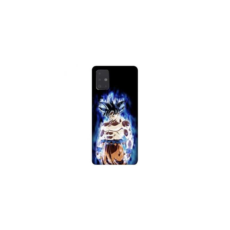 Coque pour Samsung Galaxy A51 Manga Dragon Ball Sangoku Noir