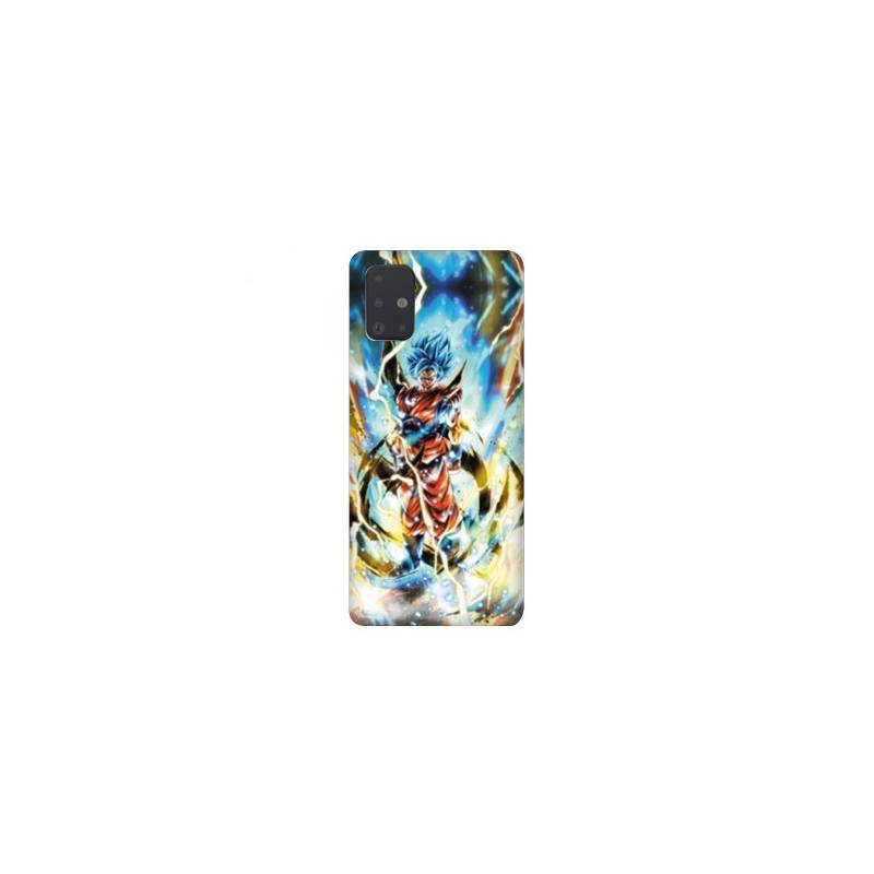 Coque pour Samsung Galaxy A51 Manga Dragon Ball Sangoku Blanc