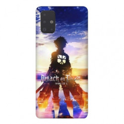 Coque pour Samsung Galaxy A51 Manga Attaque titans Soleil