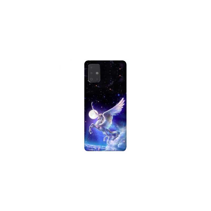 Coque pour Samsung Galaxy A51 Licorne Céleste